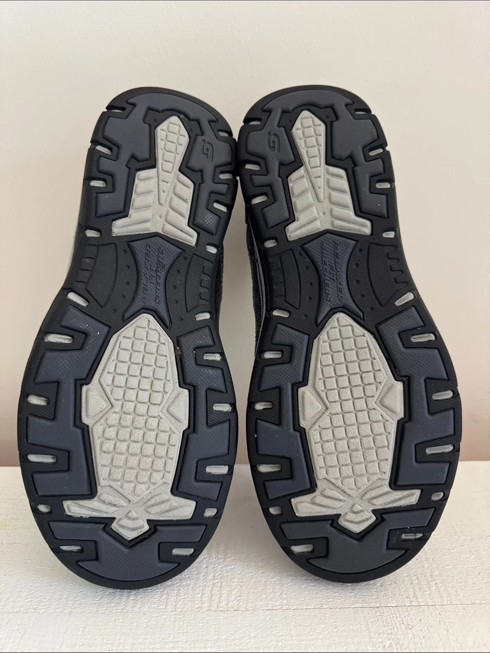 Skechers Men's Relaxed Fit Slip-On Loafers in Charcoal Gray